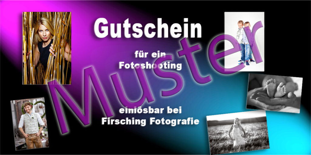 Gutschein Fotoshooting Firsching Fotografie